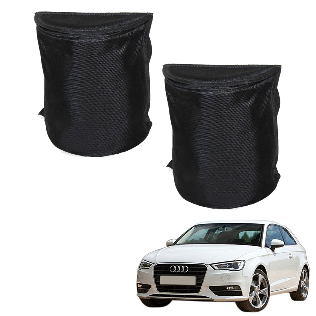 Kozdiko Semi Cylindrical Car Dustbin Set of 2 Pcs for Audi A3