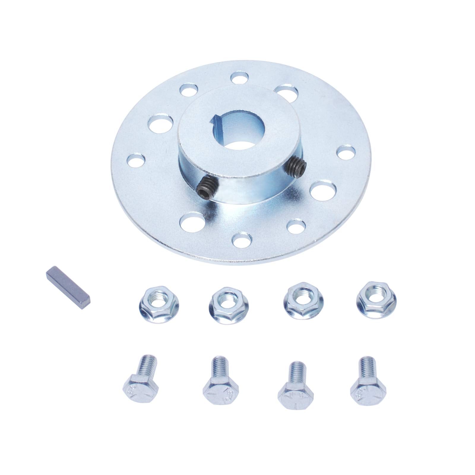 Gekufa Go Kart Sprocket Hub With 3/4' Bore & 3/16' Keyway Fit For Go-Karts And Mini Bikes, Sprocket And Drum Mounting Hub (Hardware Included)