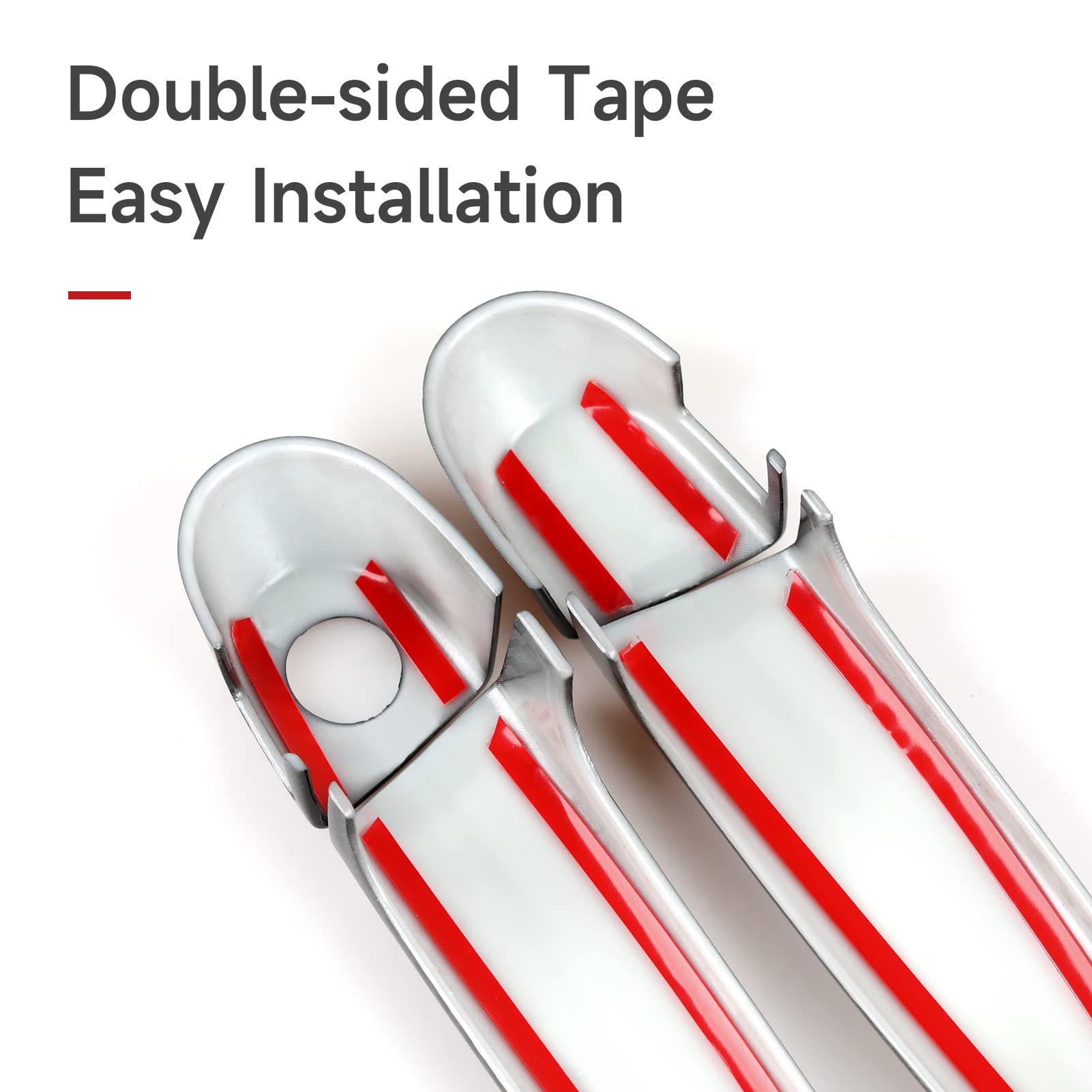 Hengyueshang 4Pcs Car Door Handles Cover Sticker Carbon Style Abs Decal Trim Exterior Accessories Fit For Bmw E90 E92 E93 F30 F34 3Gt F32 F33 F36 E84