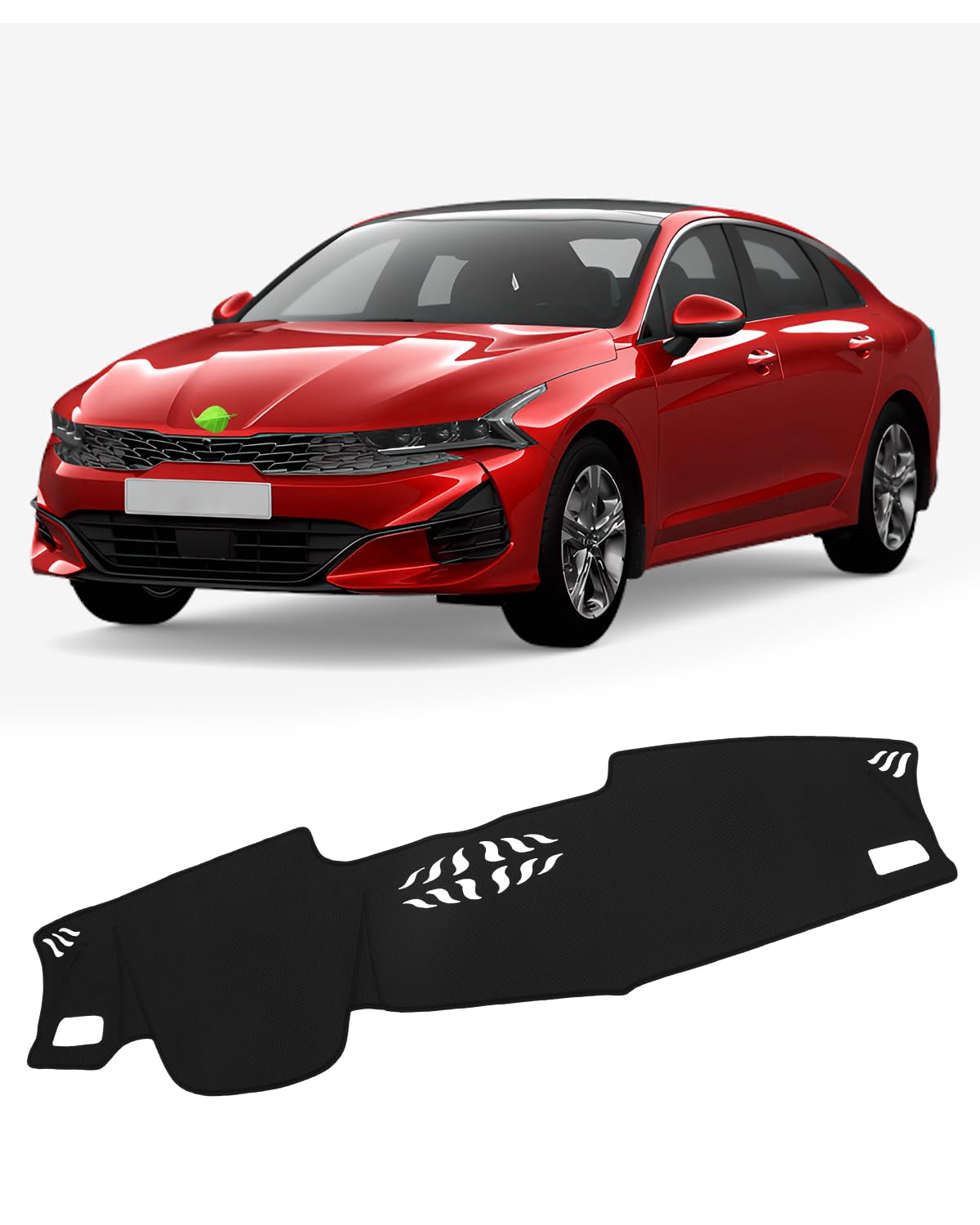 Fiilines Dash Cover For Kia K5 2021-2024 (Without Hud) Dashboard Cover For Kia K5 Dash Mat Mesh Protector Black