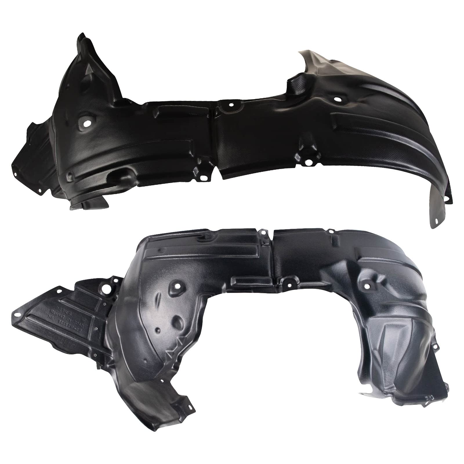 Trq Inner Fender Liner Set Compatible With 2017 Nissan Sentra Ni1248163 Ni1249162