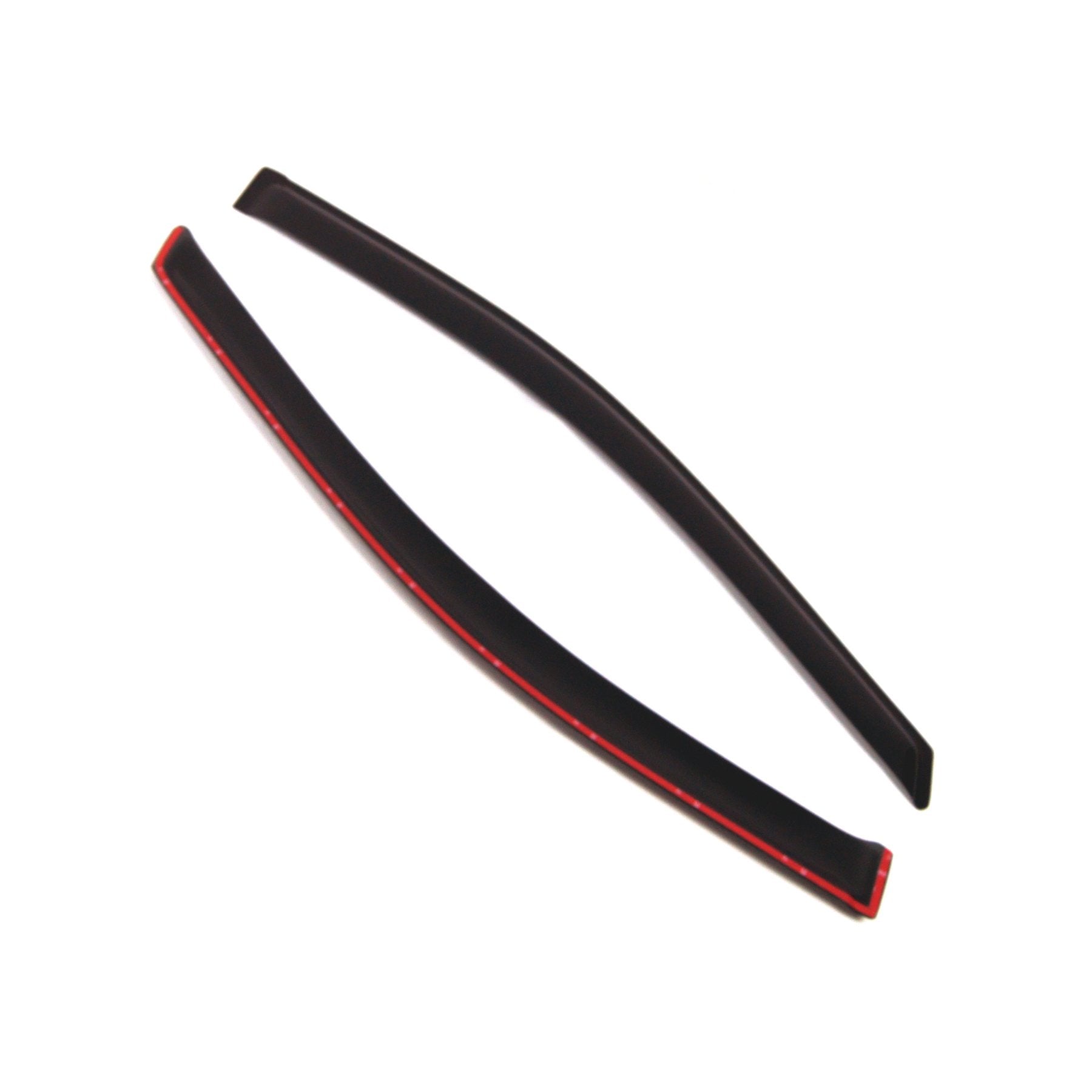 Tuningpros Wd2-107 Dark Smoke 2 Pcs Set Window Visor (Outside Mount) Deflector Rain Guard Compatible With 2008-2016 Chrysler Tow