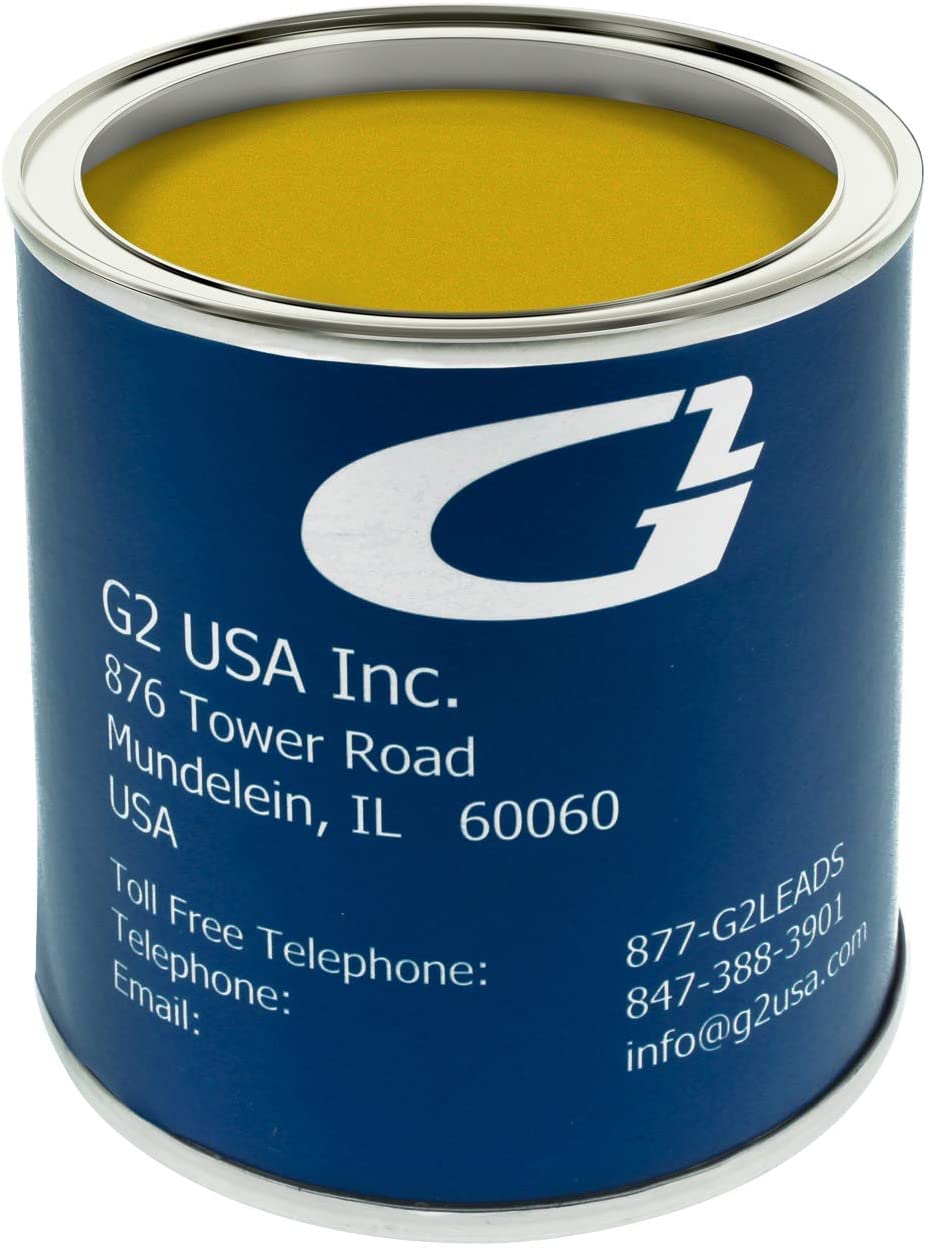 G2 High Temperature Brake Caliper Paint Kit - High Gloss, Wear And Heat Resistant, Epoxy Paint System - Dries Hard, No Flaking Or Fading Gold G2168