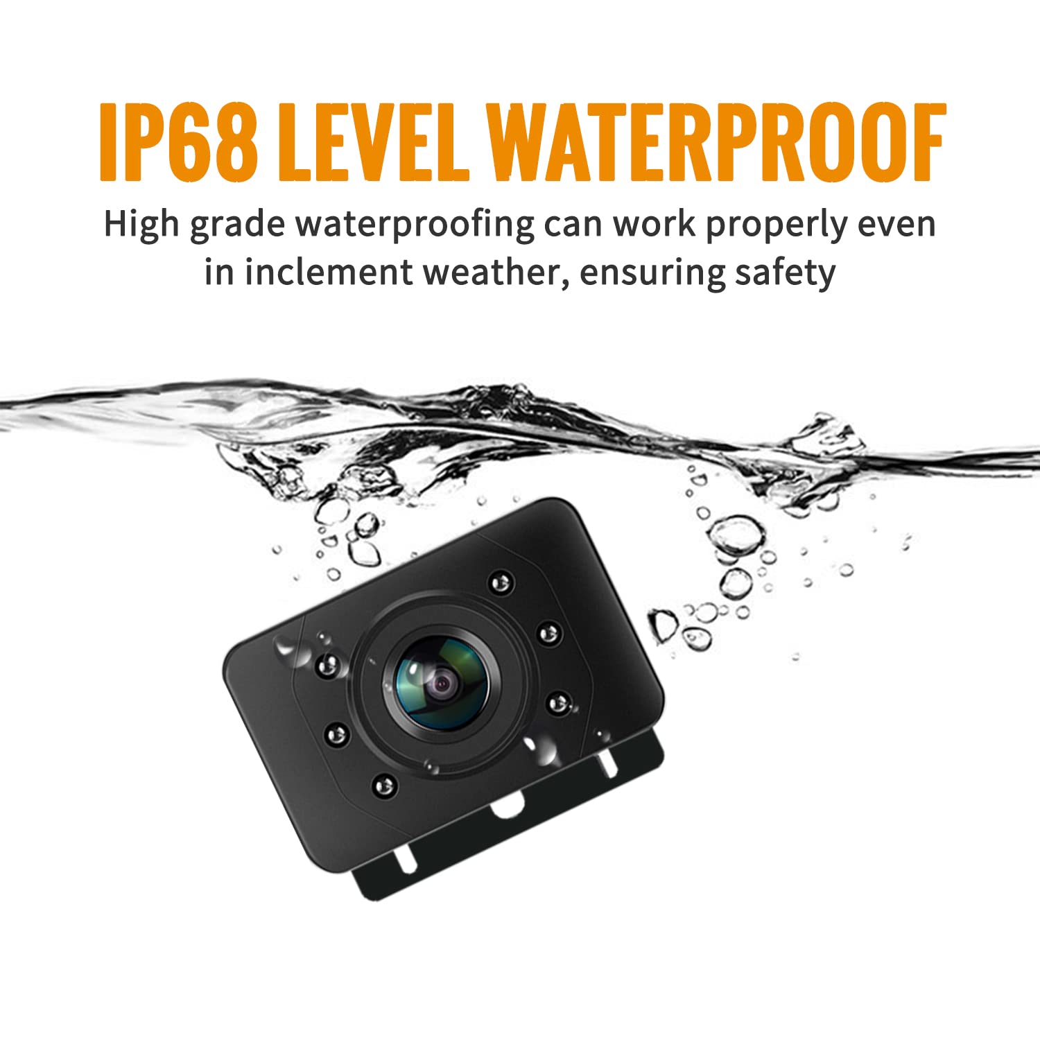 Wireless Backup Camera Systems Wm1 High Definition 1080P Night Vision 4.3Inches Monitor Wireless Rear View Camera For Cars Sedan