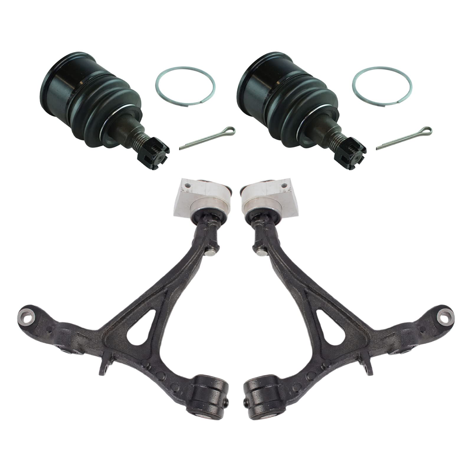 TRQ Front Lower Control Arm with Ball Joint Set Compatible with 2009-2014 Acura TL