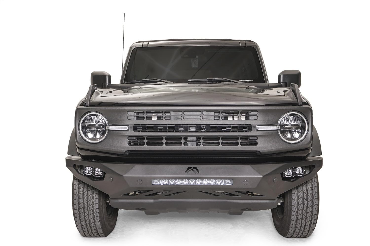 Fab Fours Inc. Fb21-D5251-1 Front Replacement Bumper Fits Ford Bronco