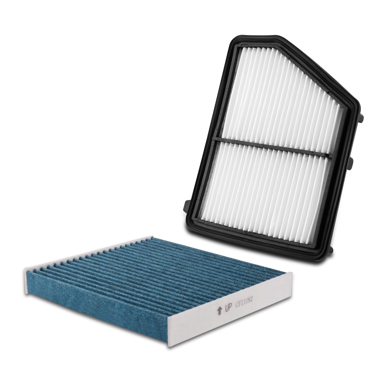 Forccord Cabin & Engine Air Filter Fit For Civic 2016-2025 (2.0L), Hr-V 2023-2025 (2.0L) Activated Carbon Cabin Filter Replaceme