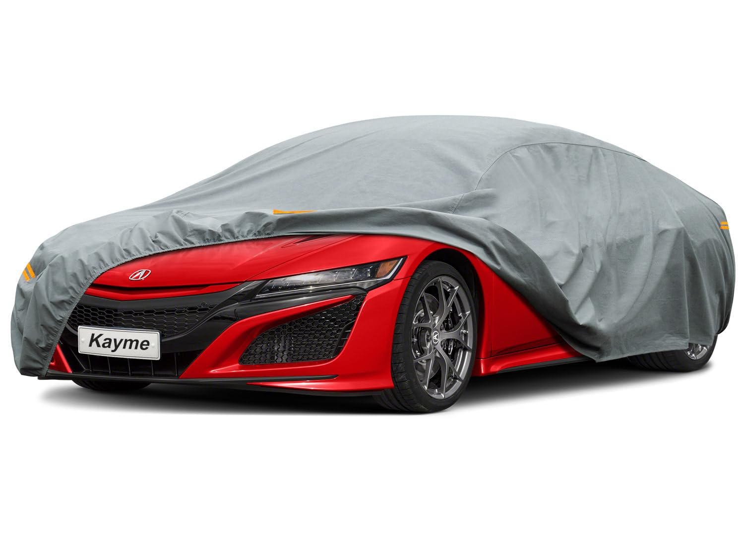 Kayme Heavy Duty Car Cover Custom Fit Acura Nsx (1990-2023) Waterproof All Weather For Automobiles, Full Exterior Covers Sun Rai
