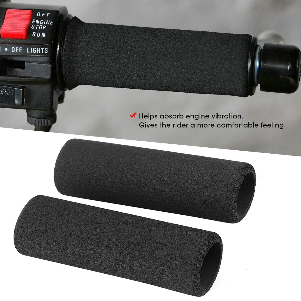Aqxreight - Handlebar Grips, Motorcycle Handlebar Anti Slip Foam Handle Grips Cover Fit For R850 R1100Gs R1150Gs R1200Gs