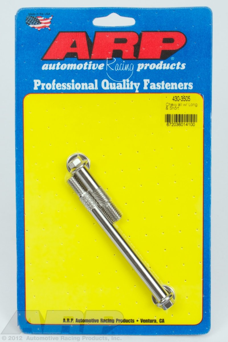 Arp 430-3505 Chevy W/ Long & Short Starter Bolt Kit