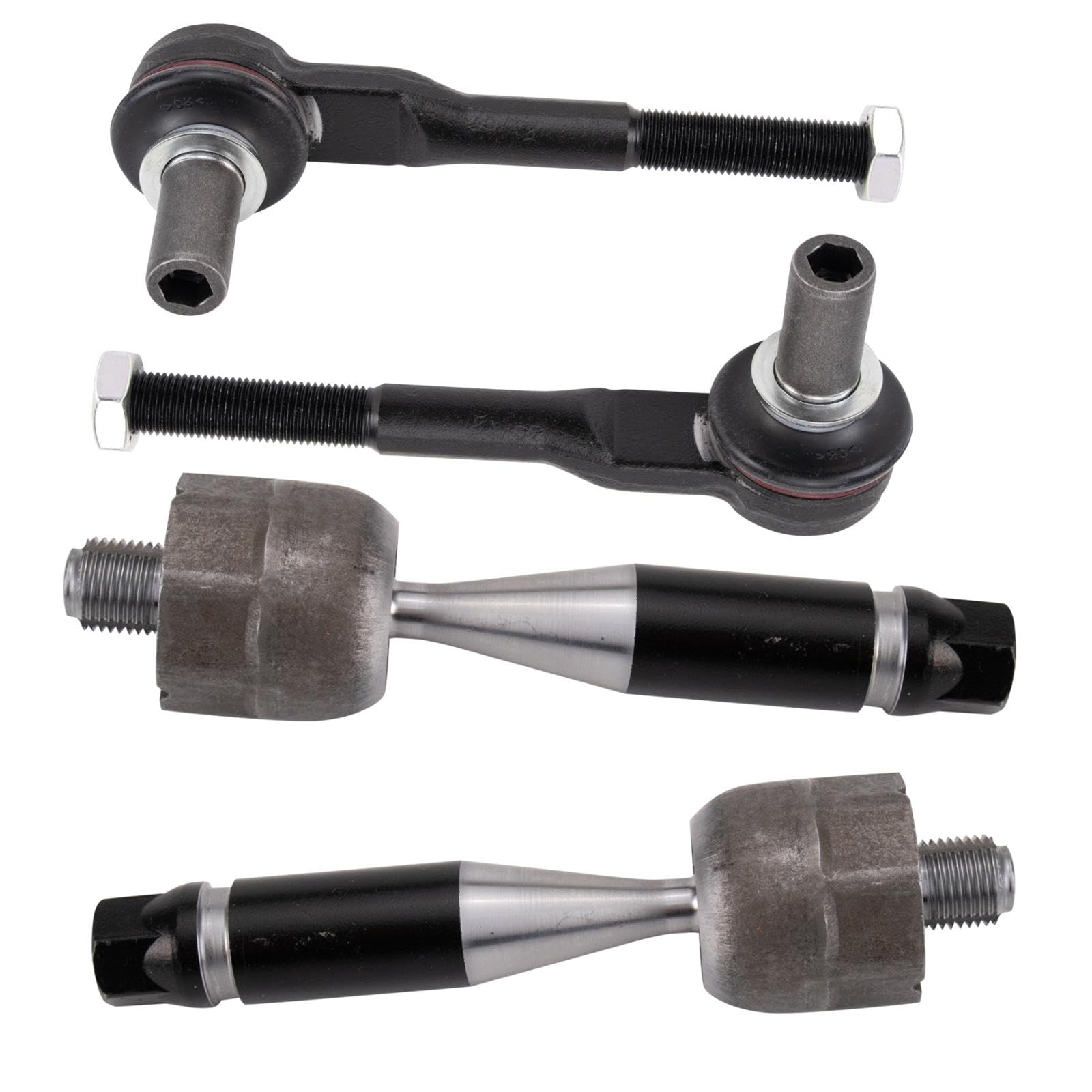 Trq Front Tie Rod Set Compatible With 2006-2011 Audi A6 2005-2011 A6 Quattro 2007-2011 S6
