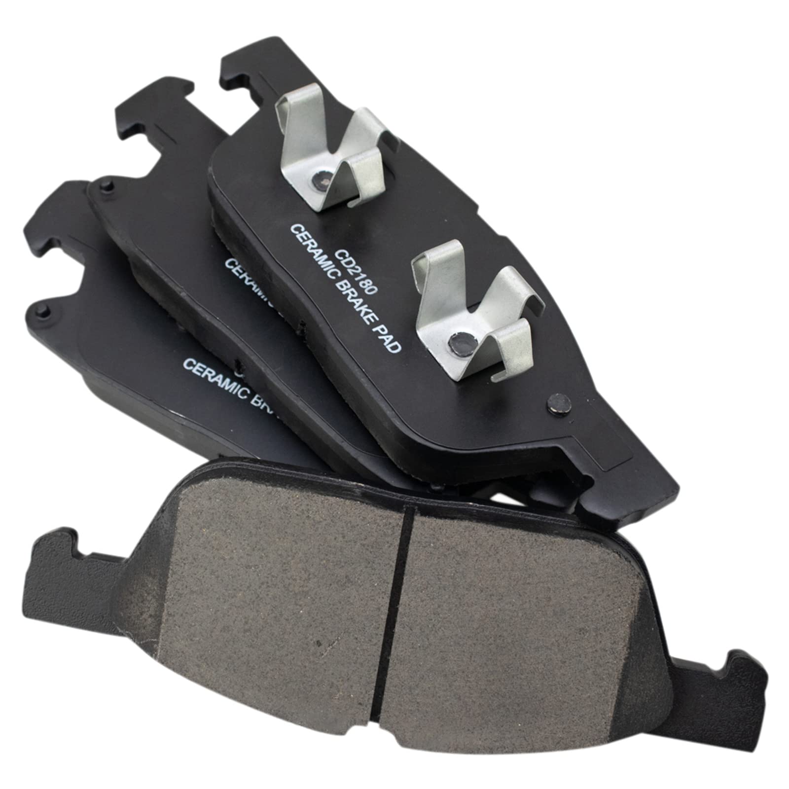 TRQ Front Brake Pads Ceramic Compatible with 2015-2020 Ford Edge 2017-2019 Fusion 2017-2020 Lincoln Continental 2016-2018 MKX 20