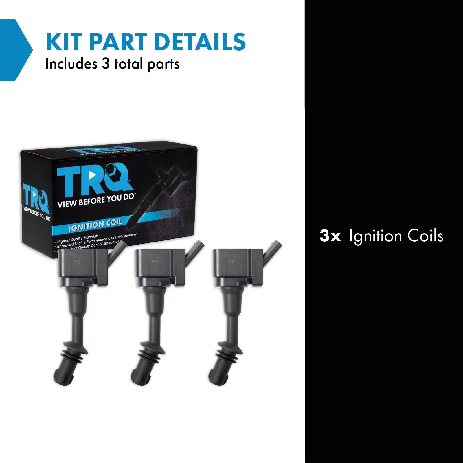 Trq Ignition Coil Set Compatible With 2020-2022 Buick Encore Gx 2021-2022 Chevrolet Trailblazer