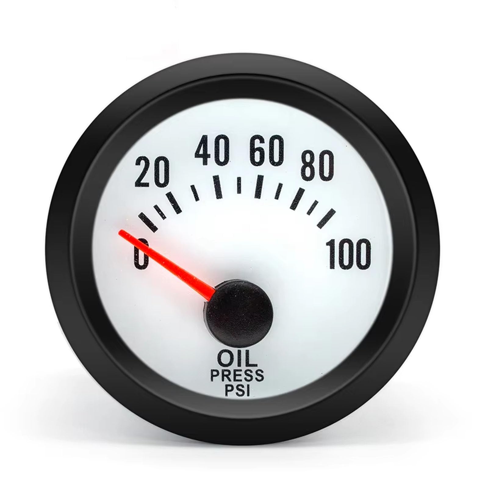 BYYOUIV 2 52mm Oil Pressure Gauge 0-100 PSI Digital Blue LED Press Meter with Sensor for Cars