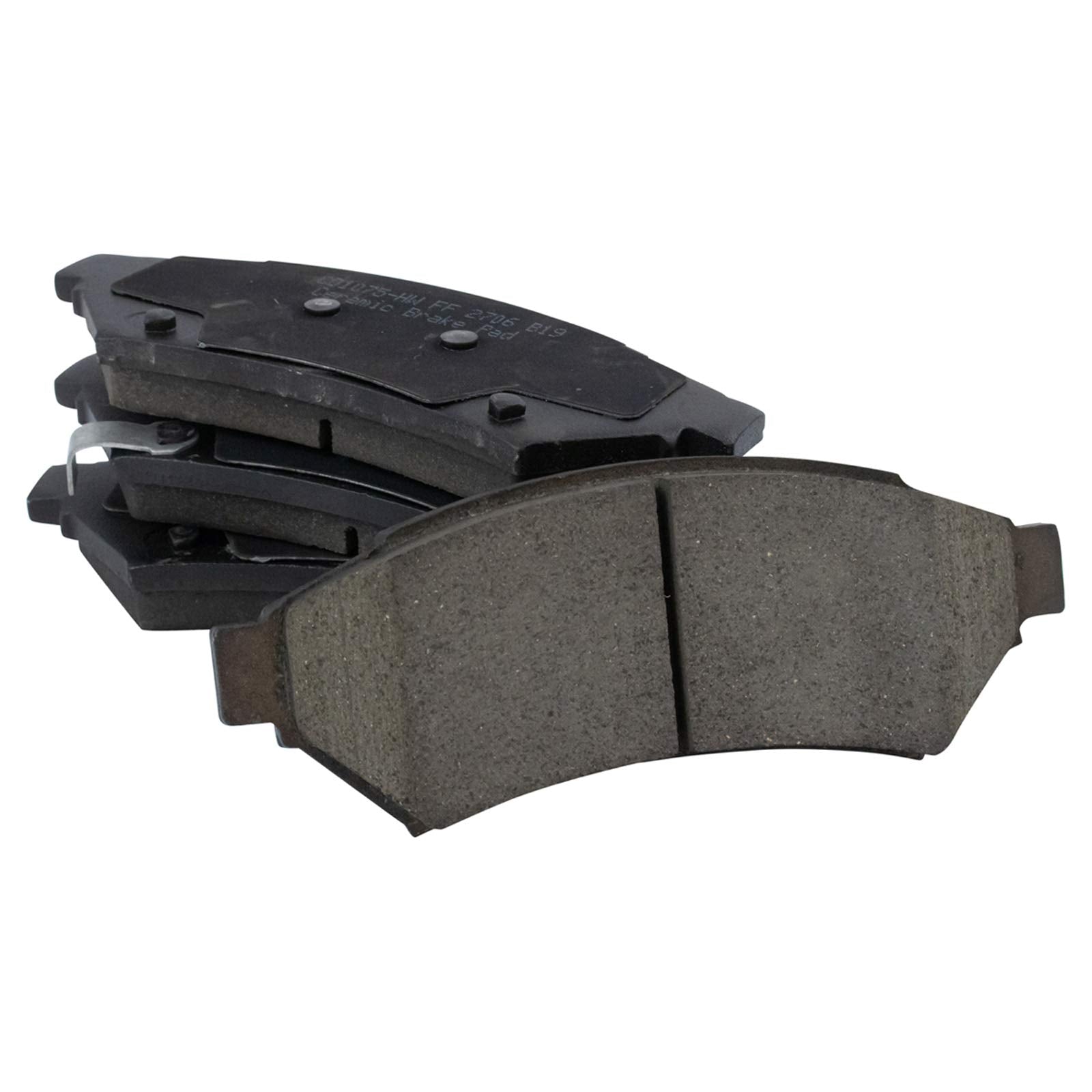 TRQ Front Brake Pads Ceramic Compatible with 2005-2008 Buick LaCrosse 2005-2007 Terraza Chevrolet Uplander Pontiac Grand Prix 20