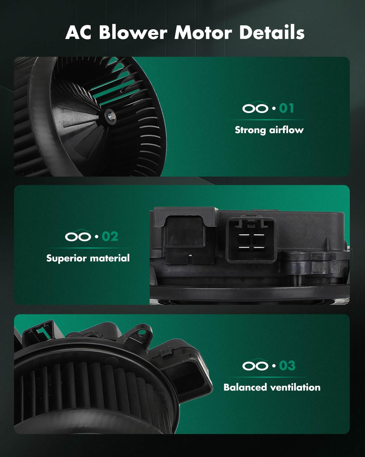 Scitoo Hvac Blower Motor For Mack Vehicles - Ac Heater Blower Motor Fit For 2008-2010 For Mack Chu, 2007 For Mack Cxp, 2008-2015