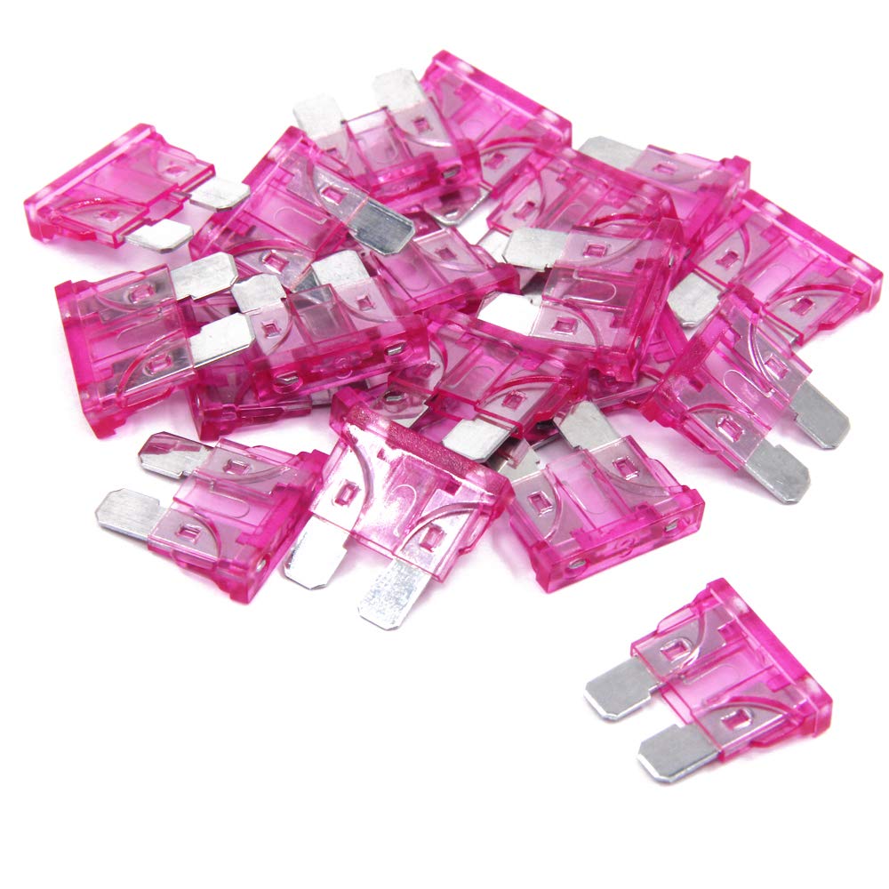 (55 Pcs) 3 Amp Standard Blade Fuse, 3A Automotive Fuse For Car Truck