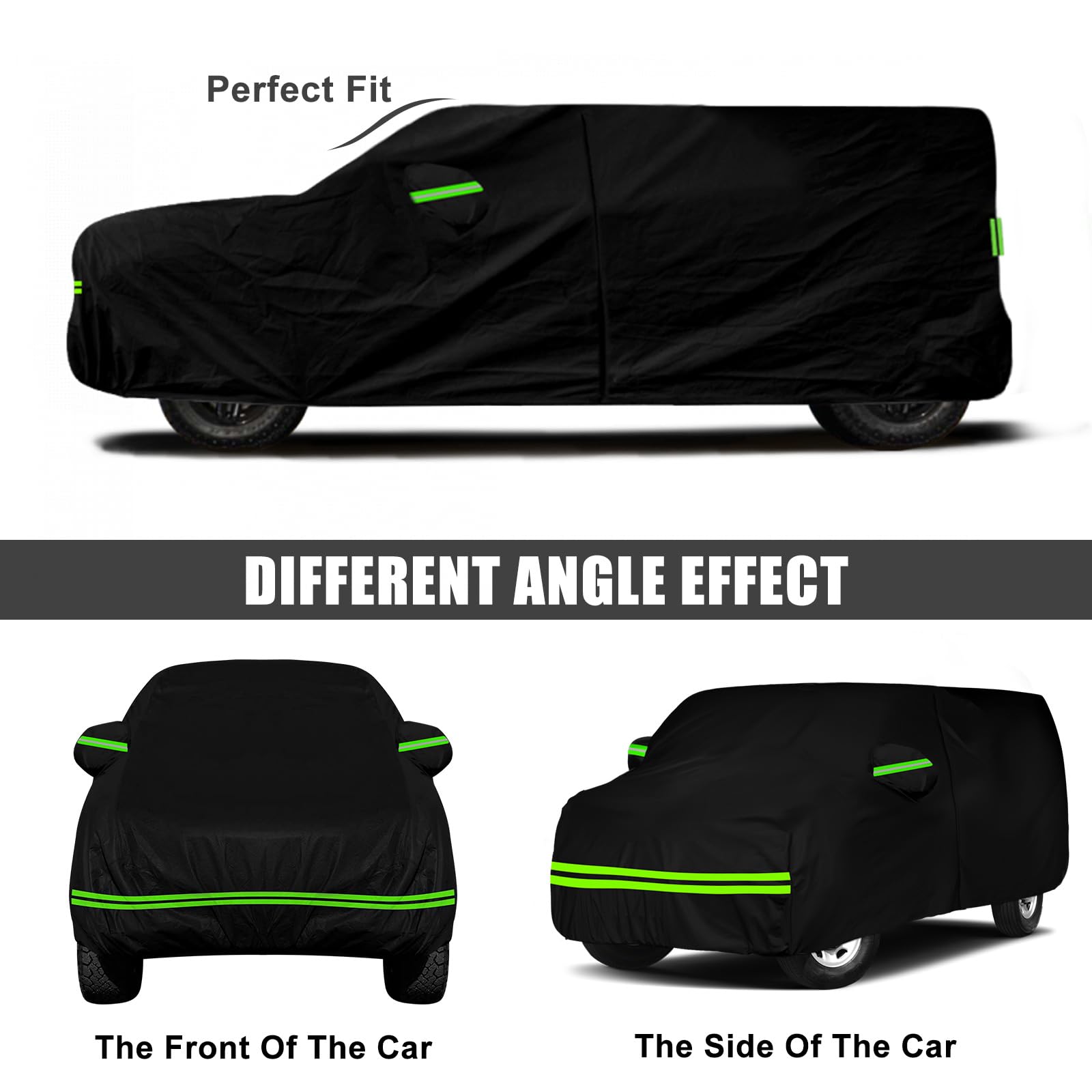 Waterproof Car Cover Compatible with Chevrolet Express/GMC Savana Cargo Van 1500/2500/3500 Extended Length LWB 2003-2025, 6 Laye