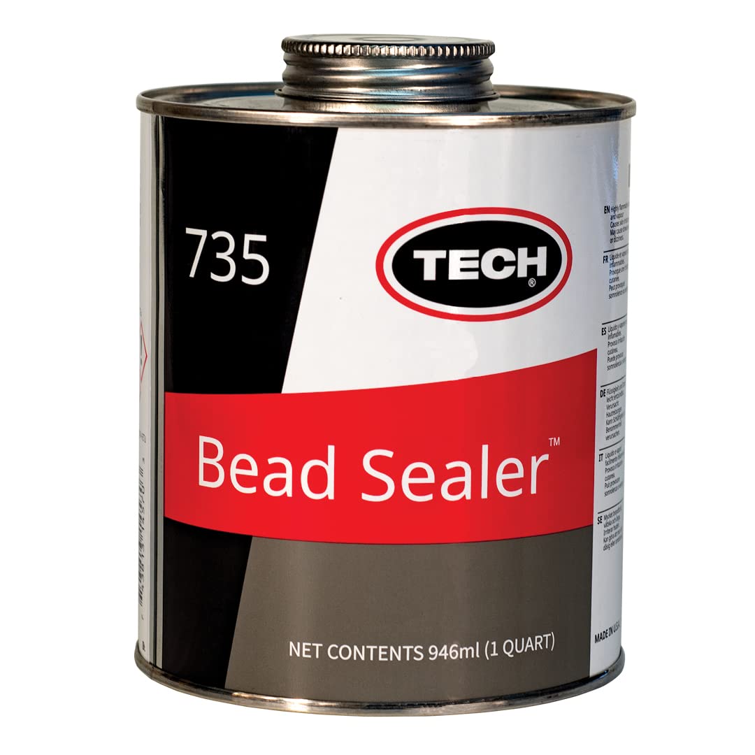 Tech Natural Rubber Sealer - Stops Leaks Between Rim And Edge, Fills Gaps For Old Or New Wheels, Compatible With Tubeless Sealan