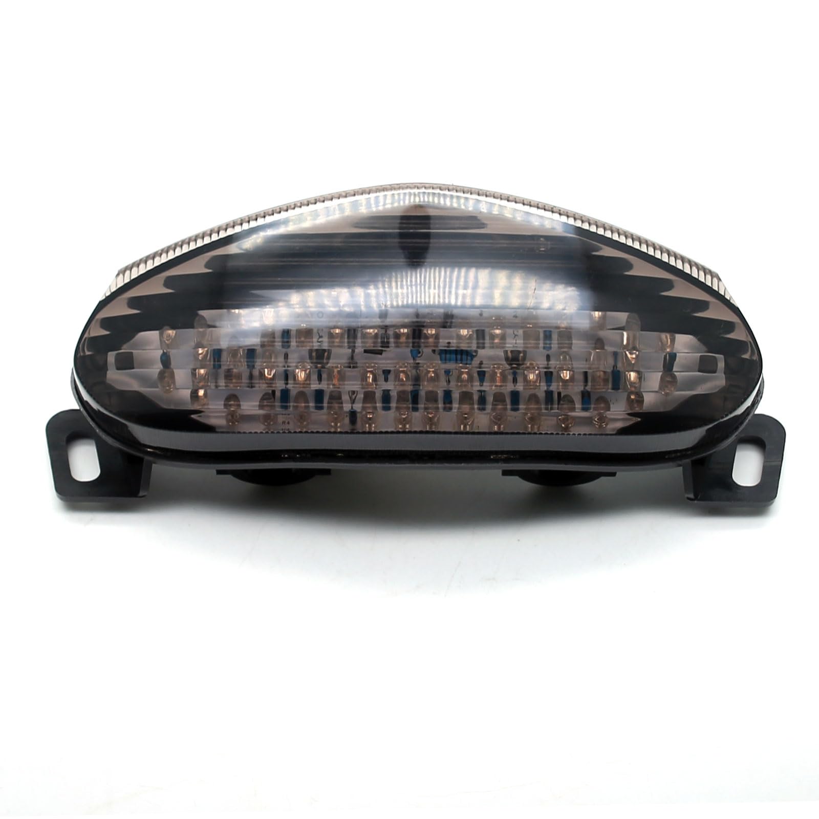 Mzs Motorcycle Tail Light Turn Signal Led Integrated Blinker Smoke Compatible With Ex 650 Ex650 Er6N Er6F 2009-2011 / Klz1000 Kl