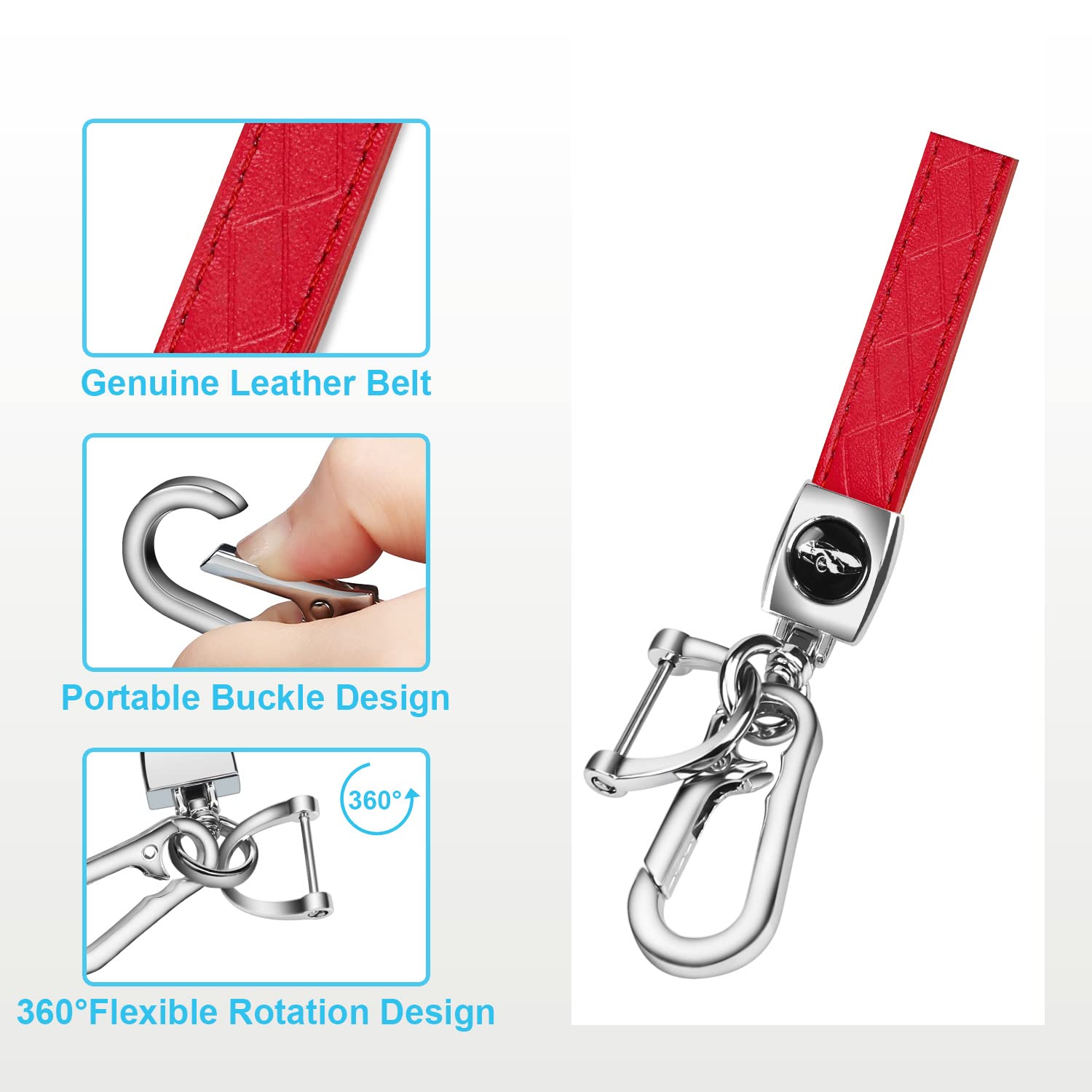 Qbuc For Jeep Key Fob Cover With Keychain Compatible With Grand Cherokee Renegade Compass Durango Key Shell Case Protection