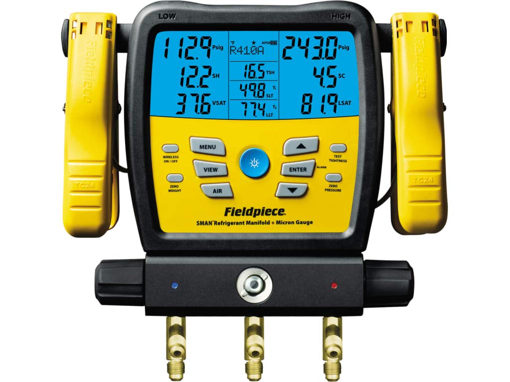Fieldpiece SM380V SMAN manifolds, black