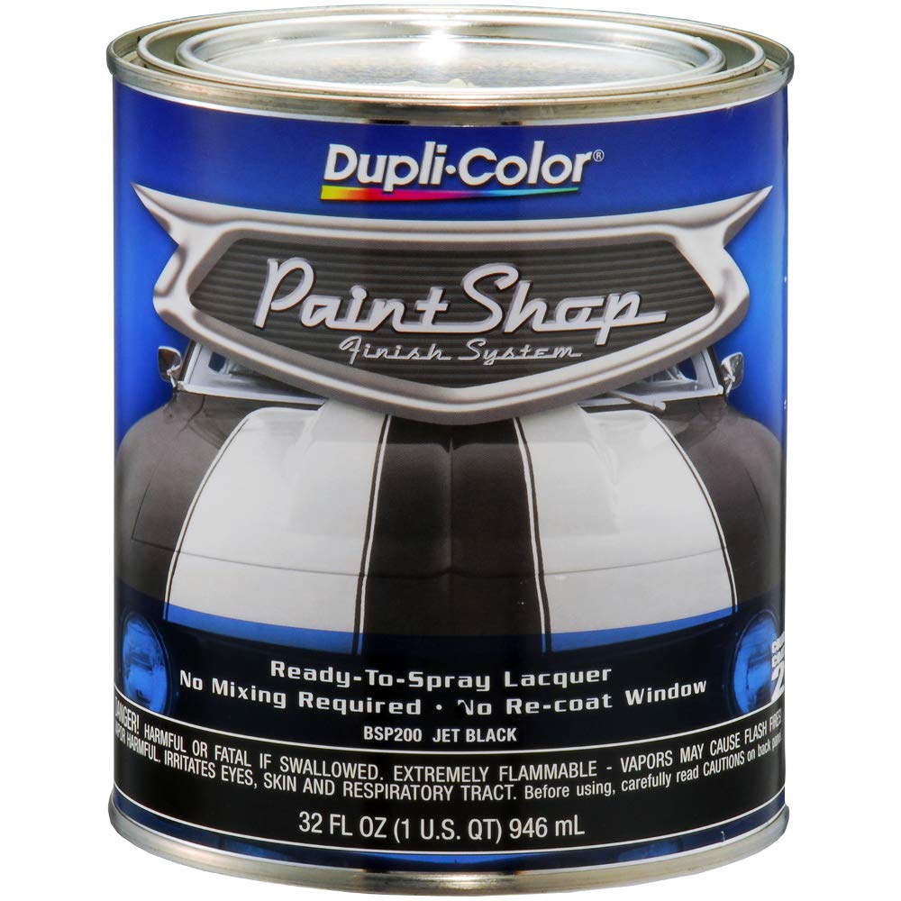 Dupli-Color (Bsp200-2 Pk  'Paint Shop ' Jet Black Finish System Base Coat - 1 Quart, (Case Of 2)