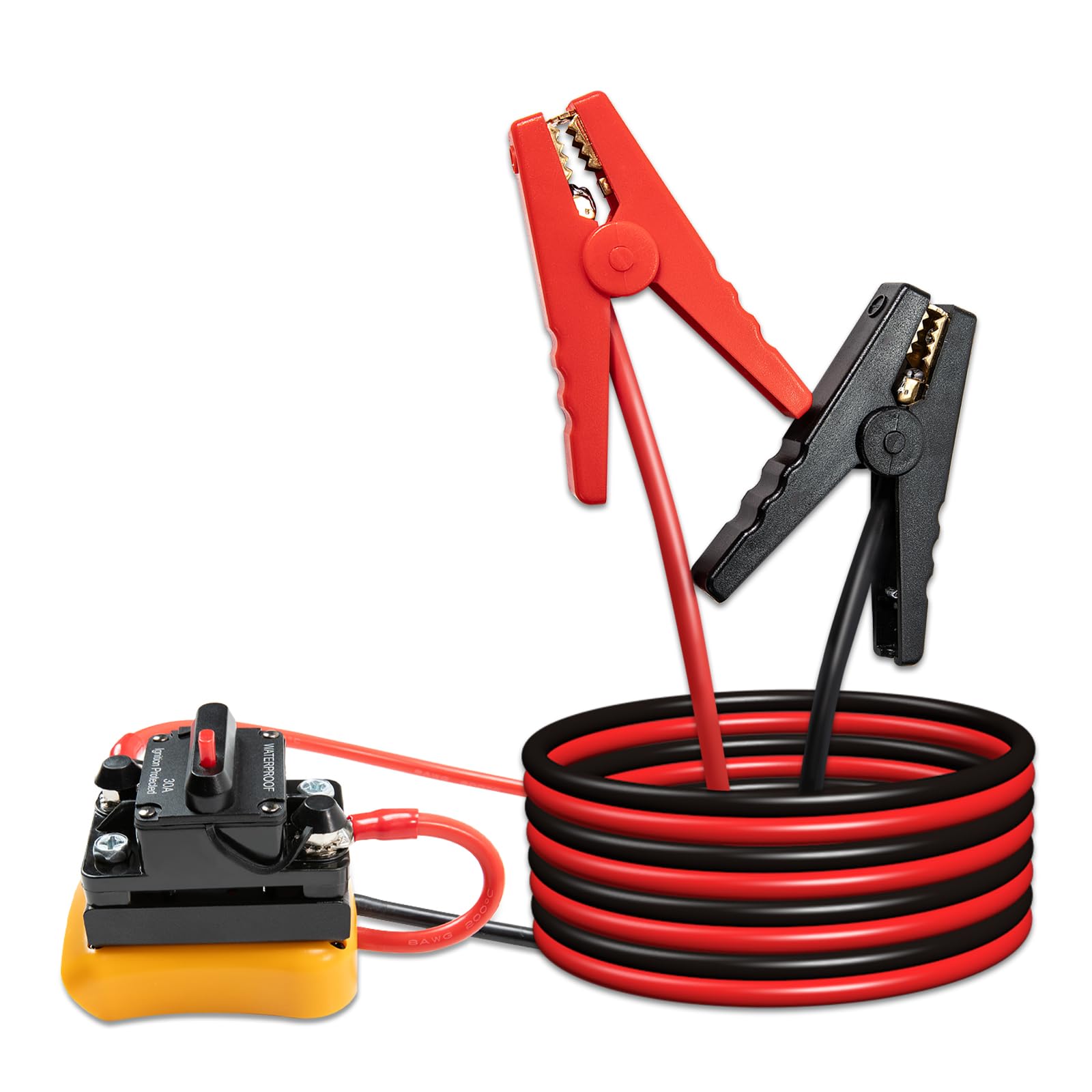 Upgrade Surge Protection Jumper Cables Compatible With De.Walt 20V Batteries, Car Battery Jump Starter With Overcurrent Protecto