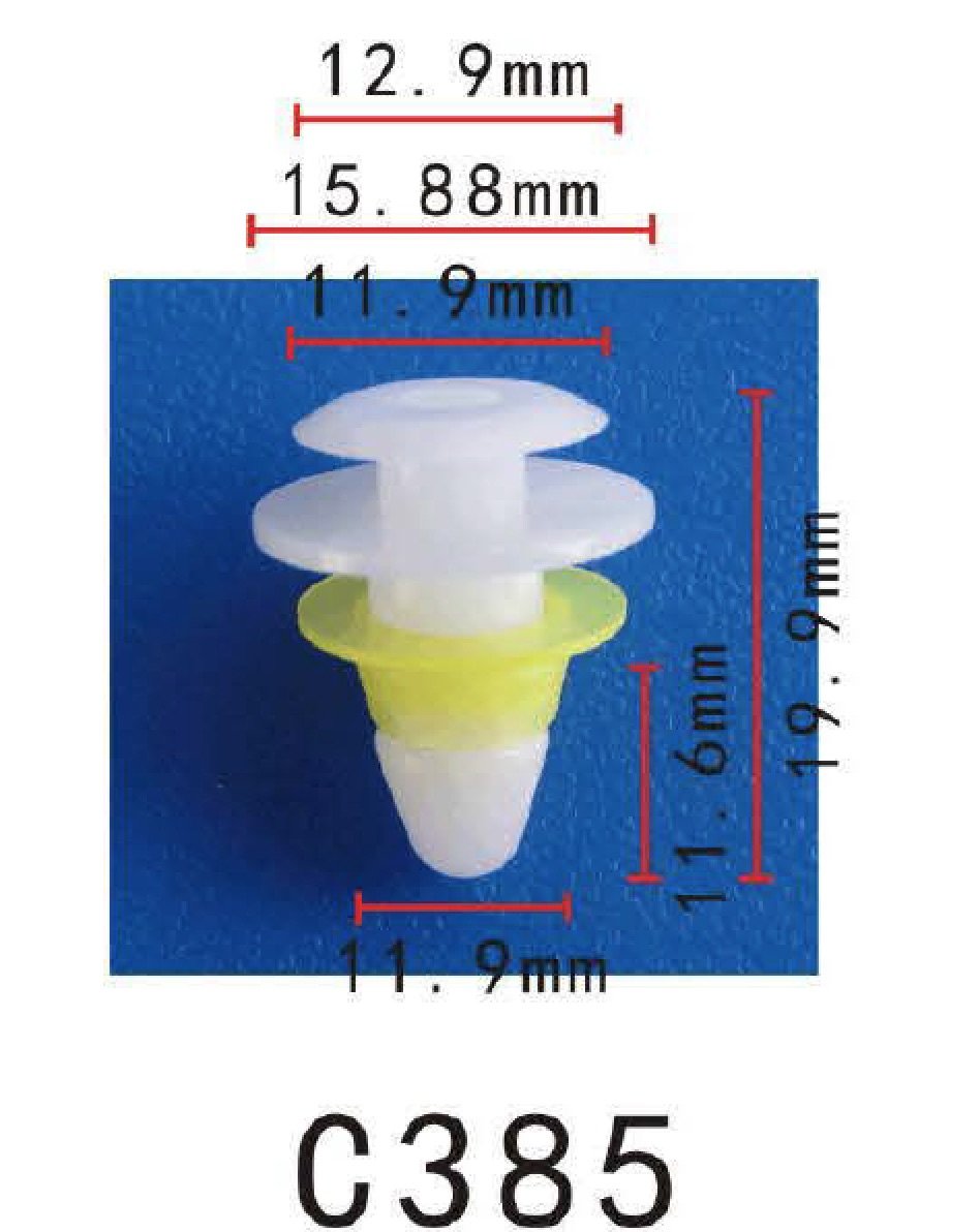 Autobahn88 Retainer Clip For Door Trim Molding, Compatible With Toyota (Oem: 6777122020, 6777112010) (Pack Of 20)