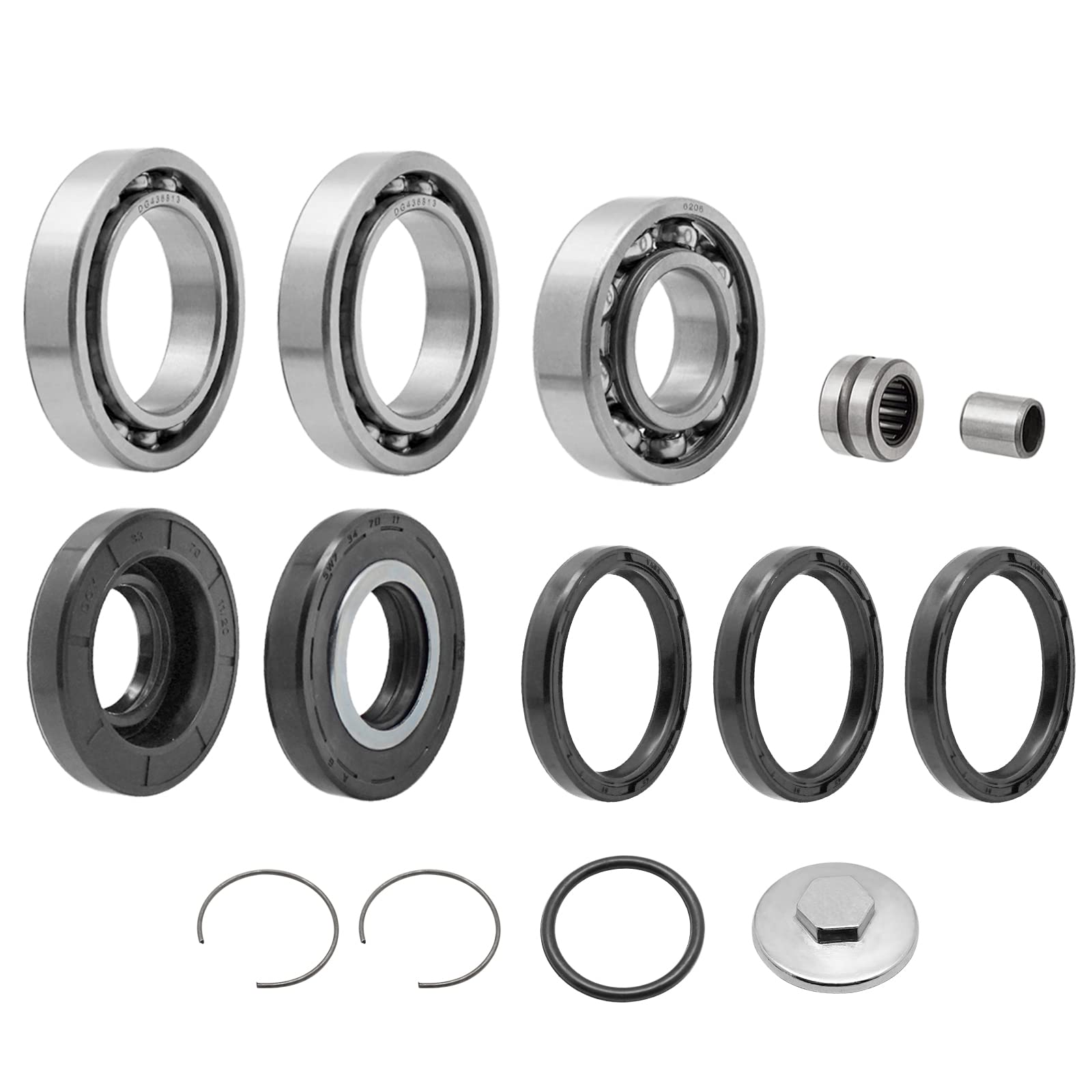 Rear Axle All Bearings Seals Kit For Honda Recon 250 Trx250Ex Trx250X Trx250 1997-Up