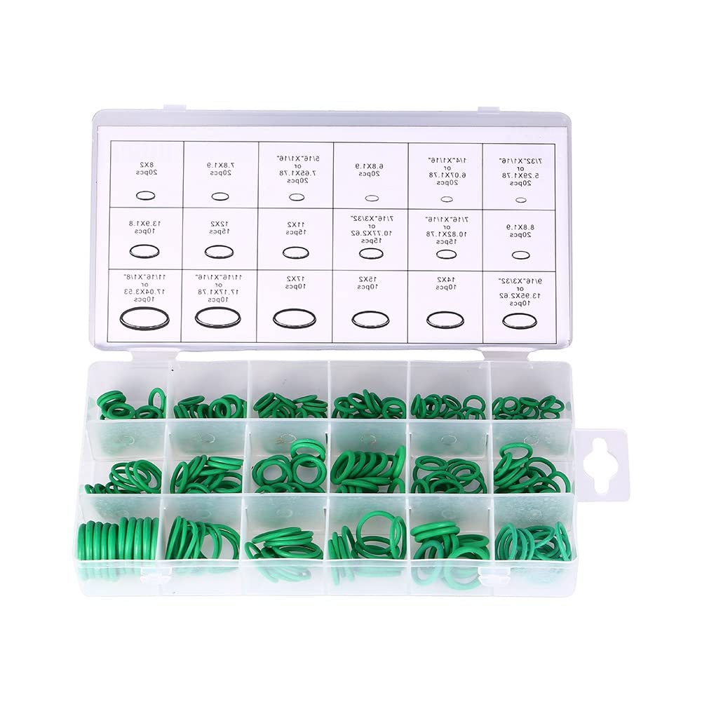 18 Sizes Car Rubber Oring Tools, Car Auto Vehicle Repair Hnbr Seals Assortment K WBCARB07GS59DSX