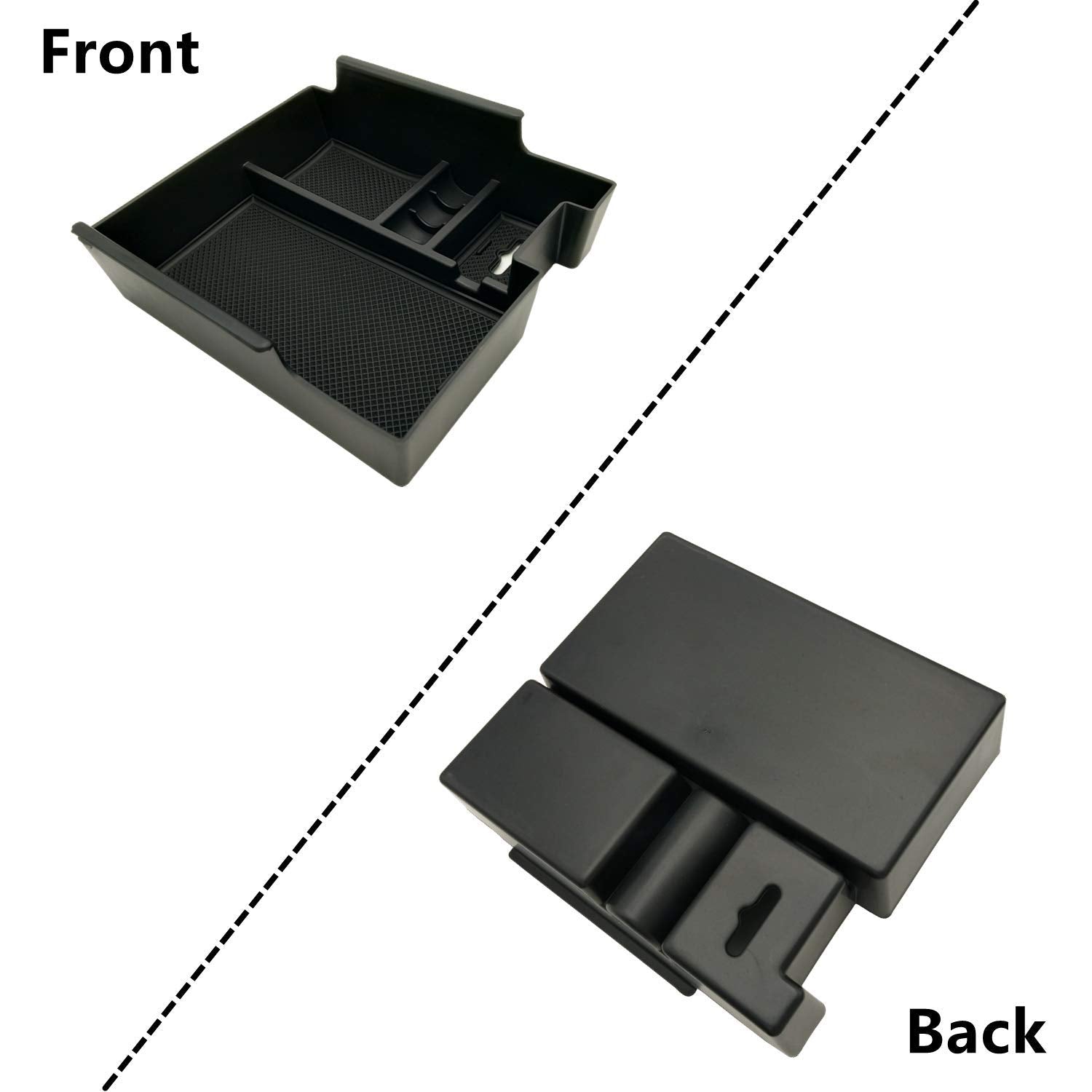 Jojomark Compatible With Ford Explorer 2012 2013 2014 2015 2016 2017 2018 2019 Center Console Tray Organizer, Armrest Secondary