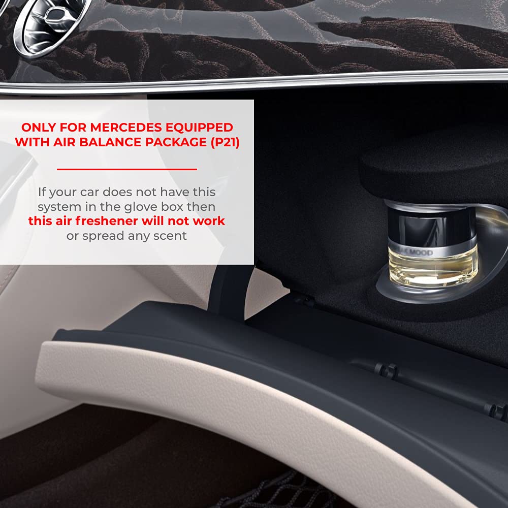 Boxiti Boxiti Set Agarwood Mood Air Freshener for Mercedes Benz Maybach, 0.5 Fl Oz, Genuine Perfume, Model A0008990200