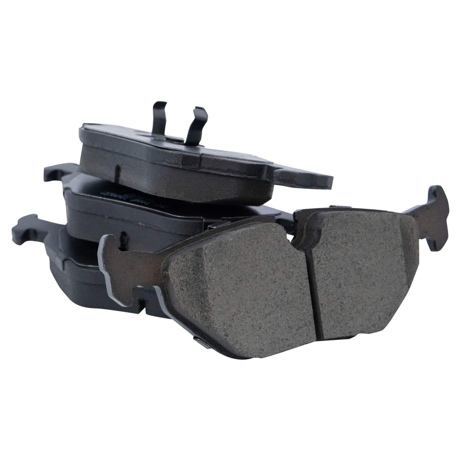 Trq Rear Brake Pad & Rotor Kit Brake Pads Brake Rotor Ceramic Premium G-Coated Compatible With 2000 Bmw 323Ci 323I 328Ci 1999-20