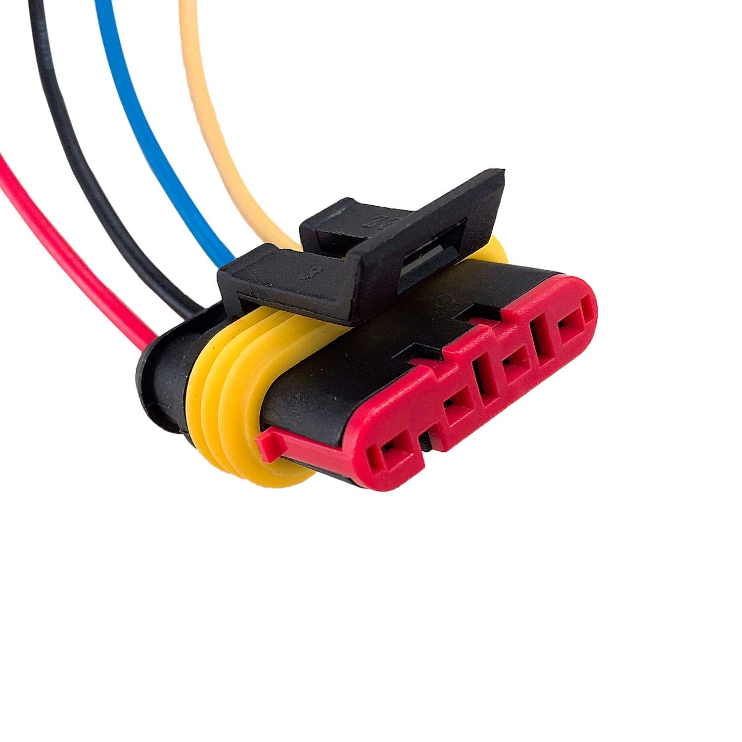 ZoneLiStore 4 Pin Way Waterproof Electrical Wire Connector Plug Automotive Wire Connectors Plug with Wire AWG Marine Pack of 10