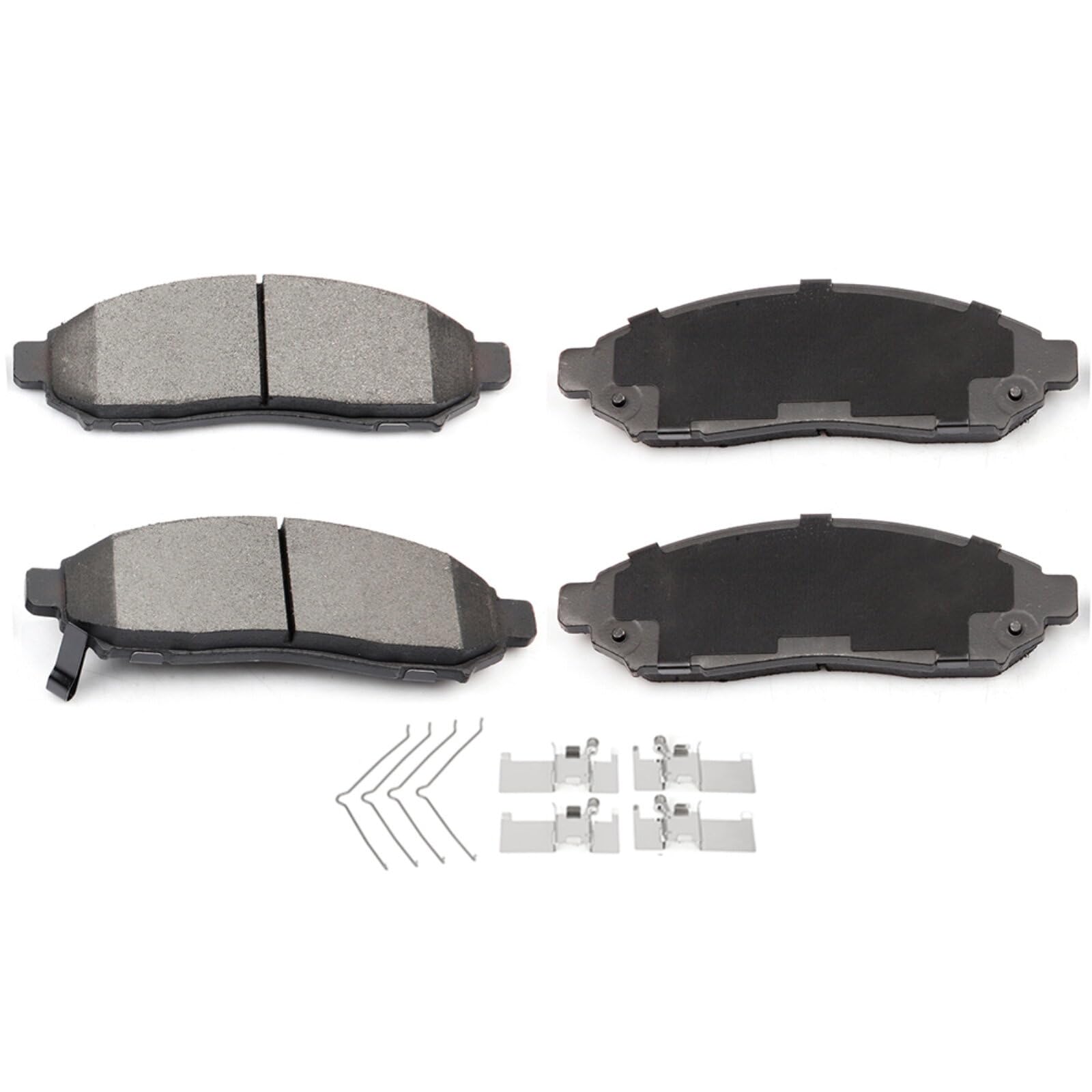 Eccpp D1094-8200 4Pcs Front Semi Metallic Disc Brake Pad Set Fit For Nissan Frontier 2005-2019,For Pathfinder 2005-2012,For Xter