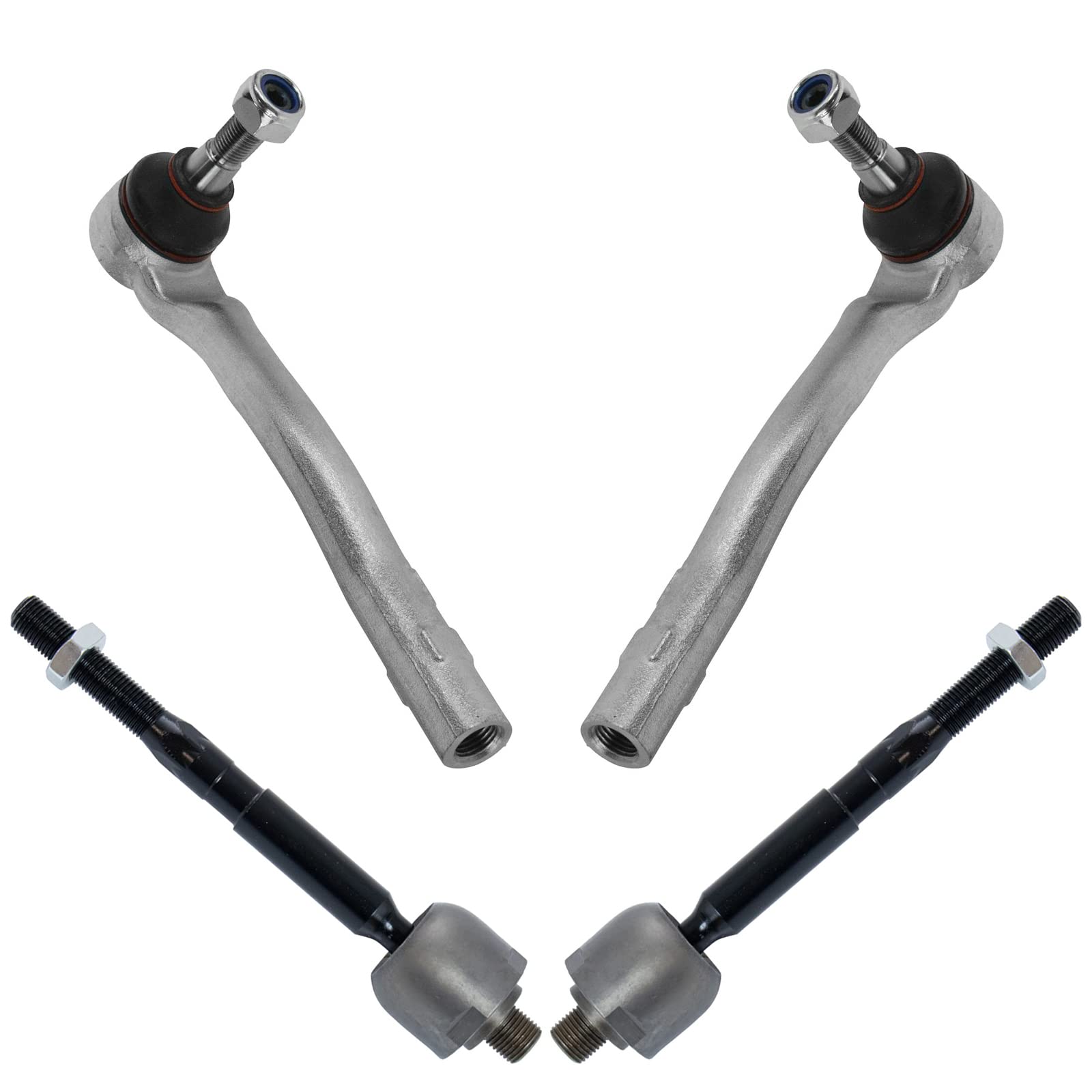 Trq Front Tie Rod Set Compatible With 2007-2009 Mercedes-Benz Gl320 2010-2012 Gl350 2007-2012 Gl450 2008-2012 Gl550 Ml320 2006-2
