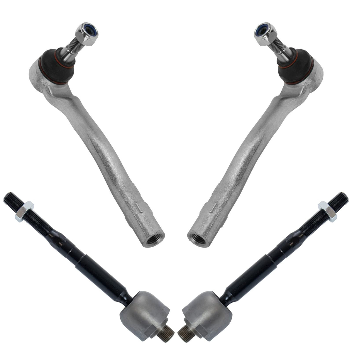 Trq Front Tie Rod Set Compatible With 2007-2009 Mercedes-Benz Gl320 2010-2012 Gl350 2007-2012 Gl450 2008-2012 Gl550 Ml320 2006-2