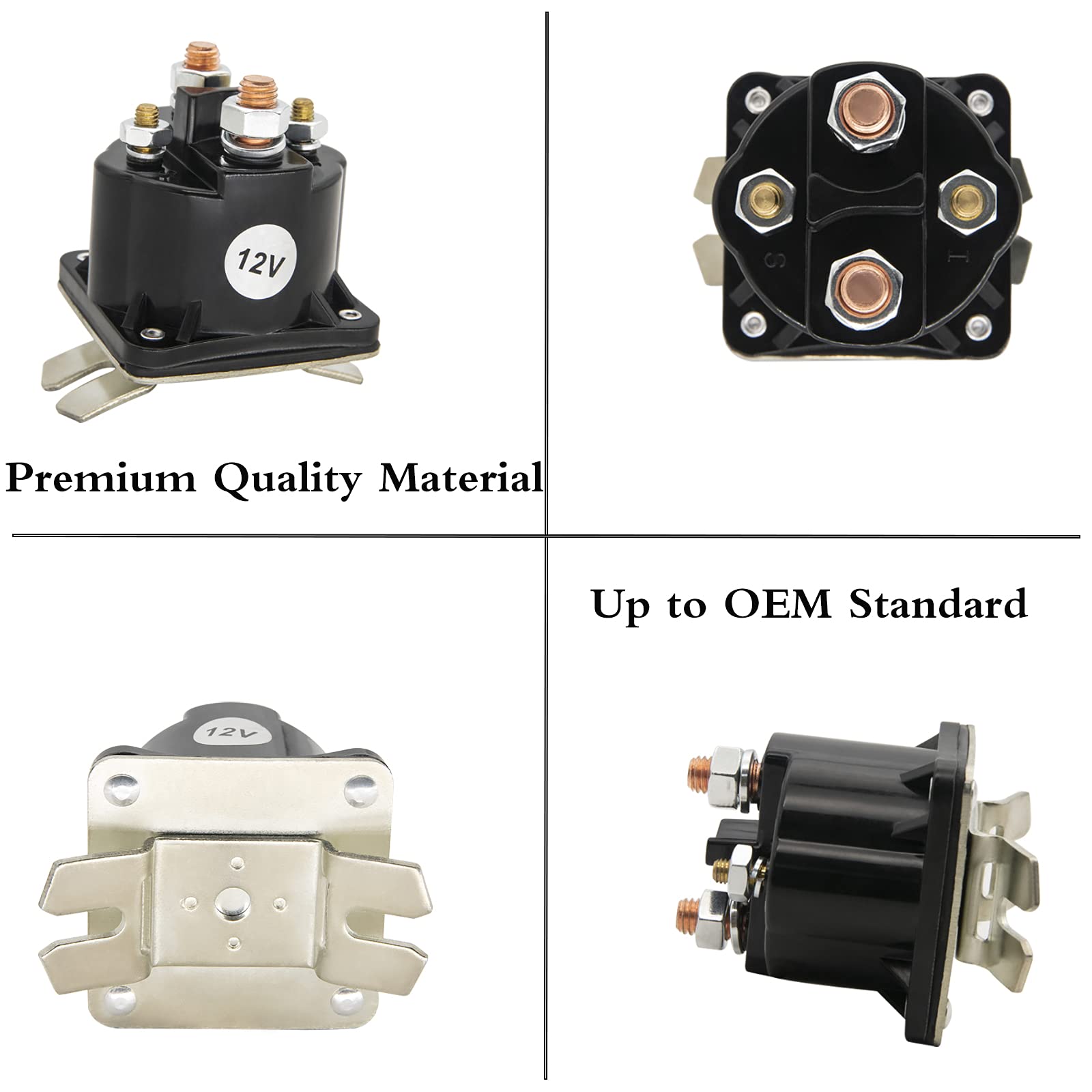 Dump Trailer Solenoid- Intermittent Duty Solenoid Relay- For Part Numbers Saz4201Gj 7522 Saz-4201Er 070009 190107 Kti Unit Kti 391-2-C (12 V 4 Terminal 100 Amp)