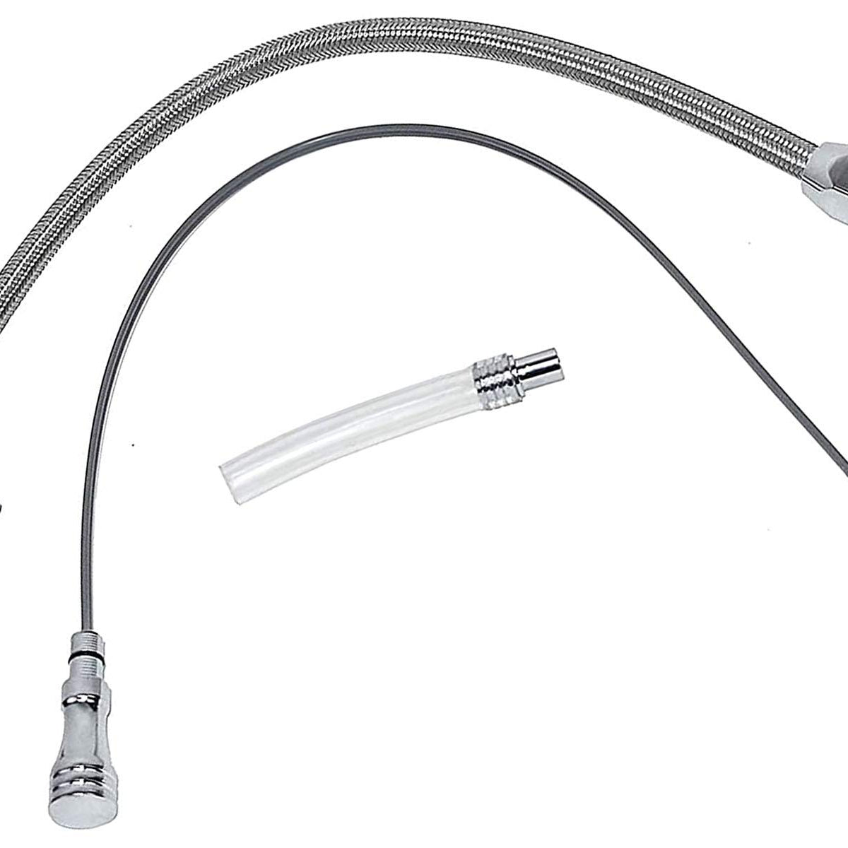 A-Team Performance - Transmission Dipstick Oil Tube Flexible Braided Stainless S WBCARB07FPT7ZDH