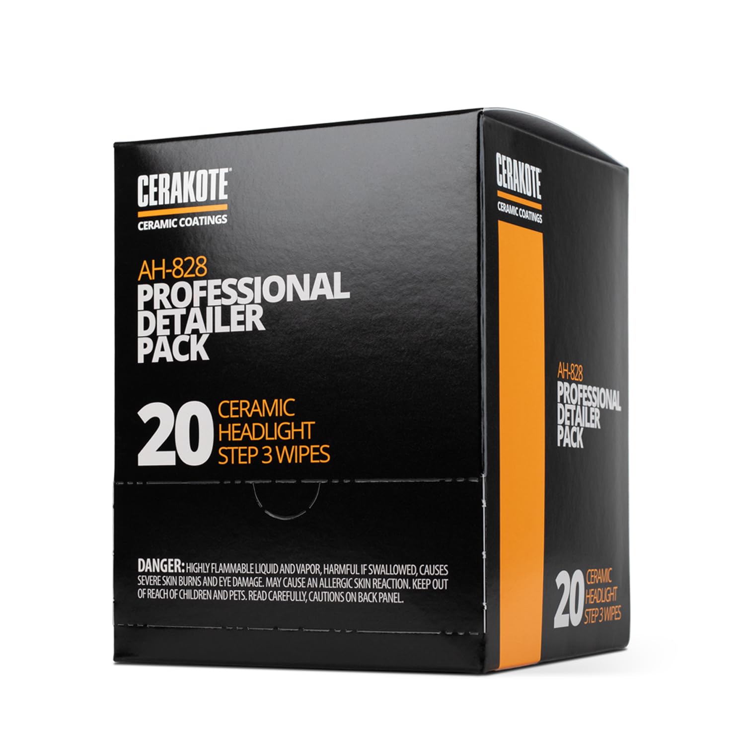 Cerakote Ceramic Headlight Restoration Pro Kit - 20 Ceramic Wipes - Brings Headlights Back To Like New Condition - Step 3 Only