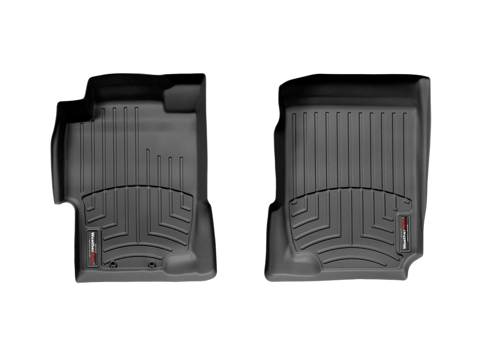 WeatherTech Custom Fit FloorLiners for Honda Accord - 1st Row (440601), Black