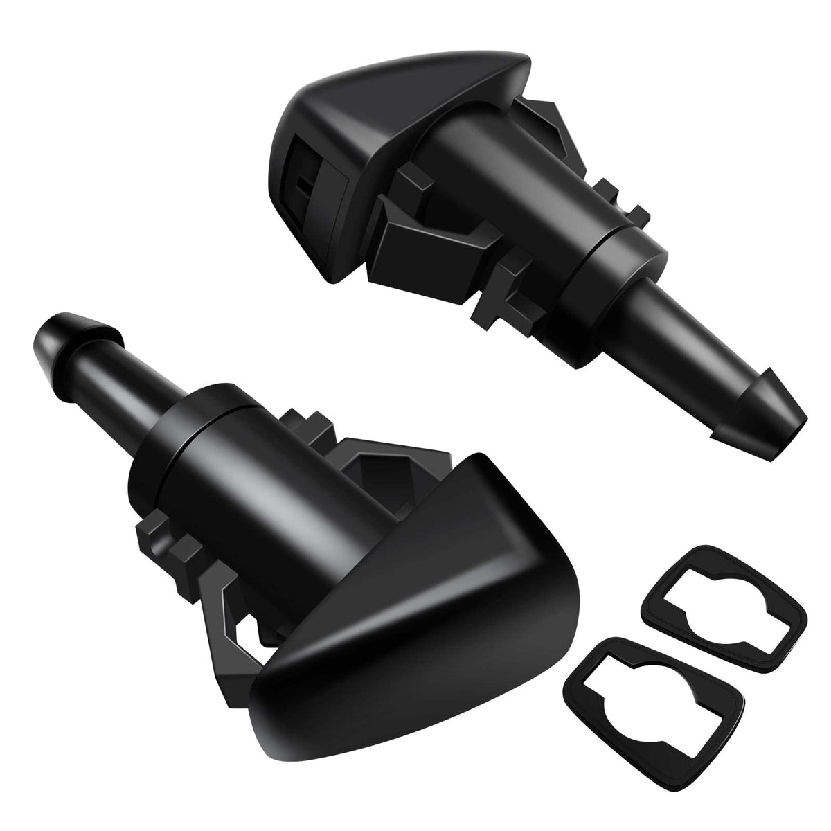 Weuaste 2 Pack Premium Front Windshield Washer Nozzles, Windshield Washer Nozzle Replacement for Chrysler, Dodge, Jeep, Ram, Win