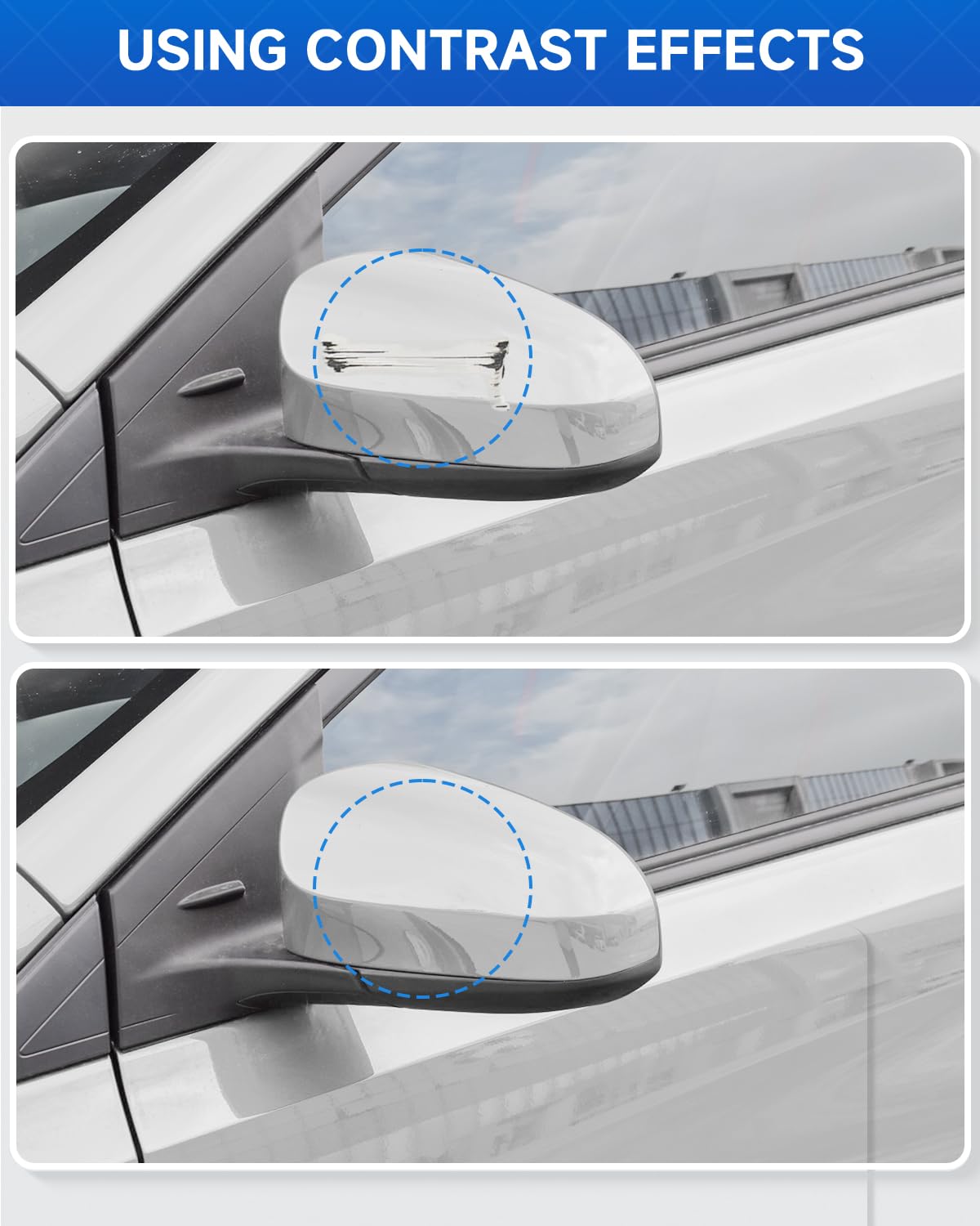 089 Wind Chill Pearl Tricoat Touch Up Paint Compatible with Toyota Exact Match Touch Up Paint Car Scratch Repair