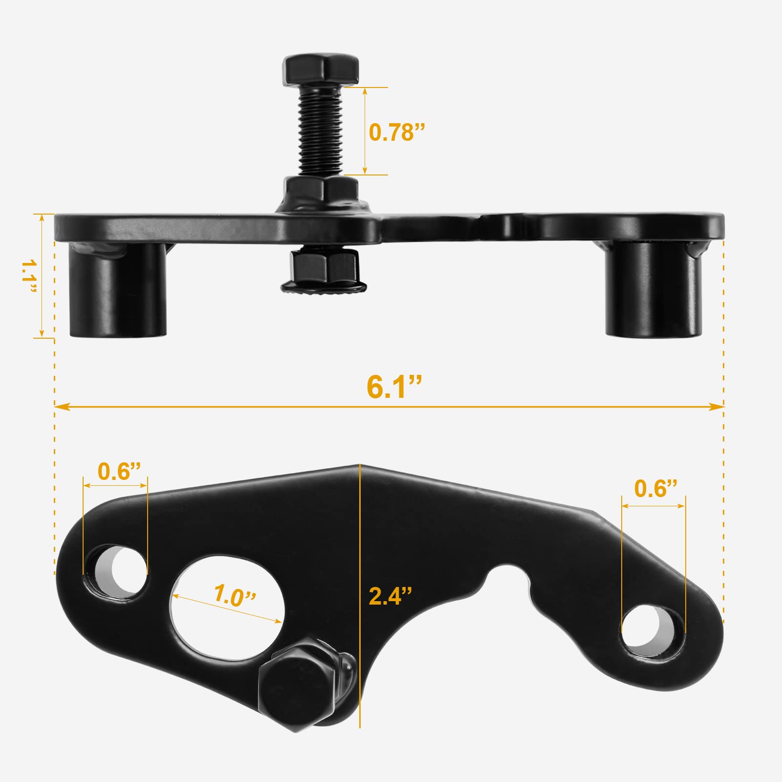 TEMSONE Exhaust Manifold Bolt Repair Kit for GM Trucks & SUVs 4.8L-6.2L (1999-2013, 1999-2021) - Durable,