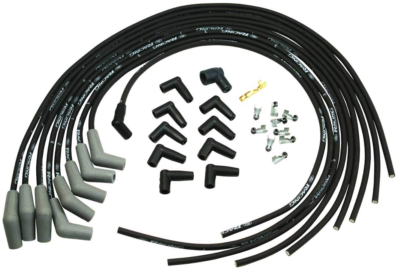 Ford Racing M12259M302 9mm Black Universal Spark Plug Wire Set