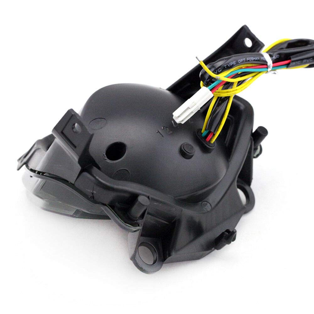 MZS Motorcycle Tail Light, LED Integrated Turn Signal Blinker Clear Compatible with CBR500R CBR 500R CB500F CB500X 2013-2015