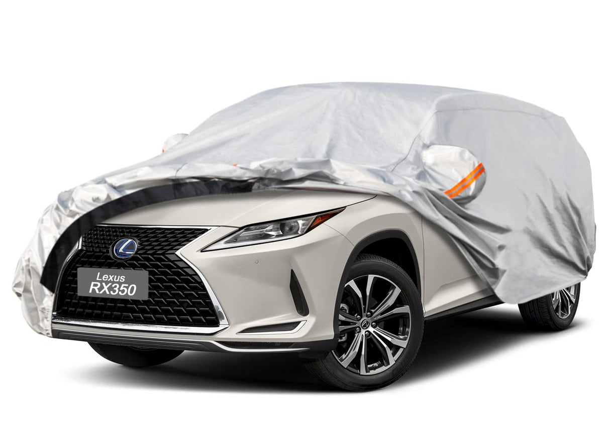 Gunhyi 6 Layers Suv Car Cover Custom Fit Lexus Rx350 (2015-2025) Waterproof All Weather, Heavy Duty Outdoor Snow Sun Rain Uv Pro