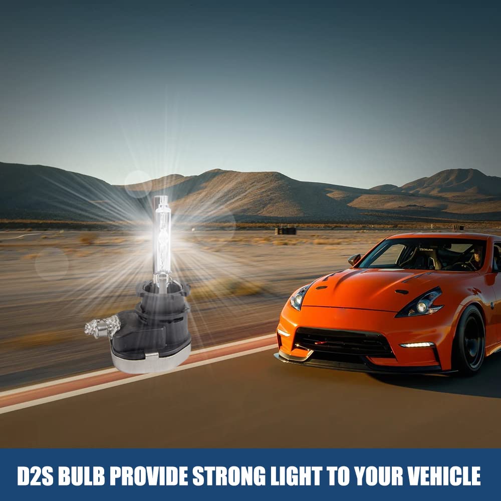 Ransoto Headlight Ballast Compatible With Infiniti G35 G37 Fx35 Qx56 Nissan 350Z Maxima Murano 370Z Replace Nzmns111Lan 28474-8991A Xenon Hid Control Unit With Igniter & D2S Bulb