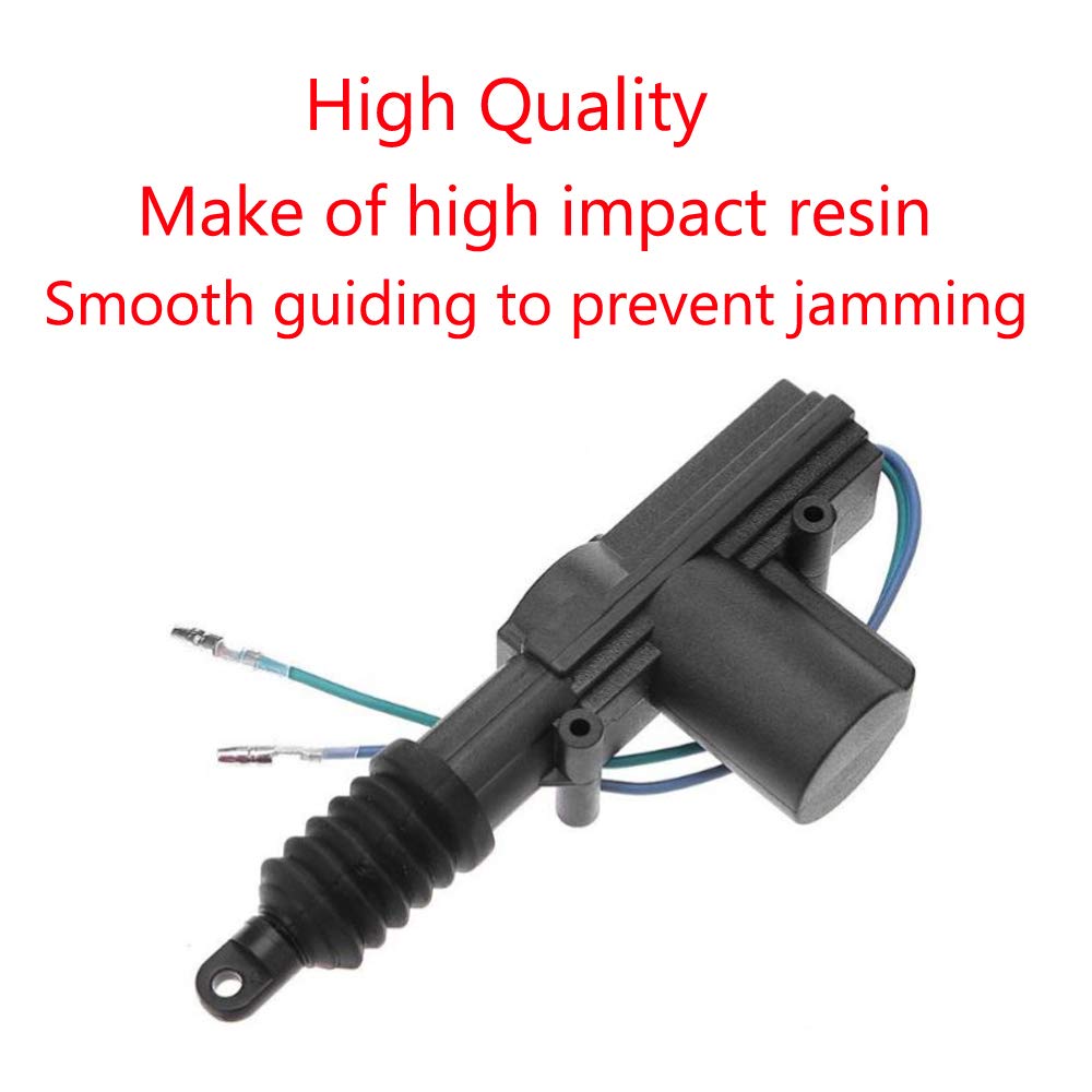 Esupport Universal Car Heavy Duty High Power Door Lock Actuator 2 Wire 12V Pack Of 2